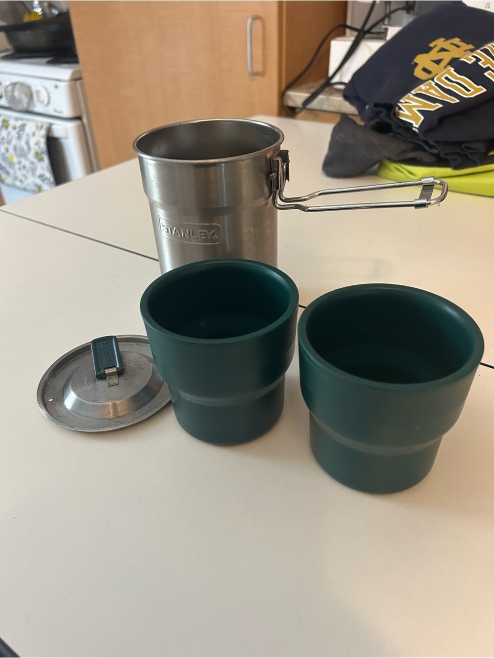 Stanley Stainless Steel Small Camp Set with Stackable Cups